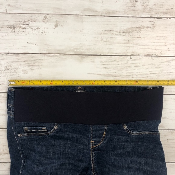 Signature by Levi Strauss Gold Women’s Baby Bump Skinny Jeans Size XS/TP… - Picture 8 of 14